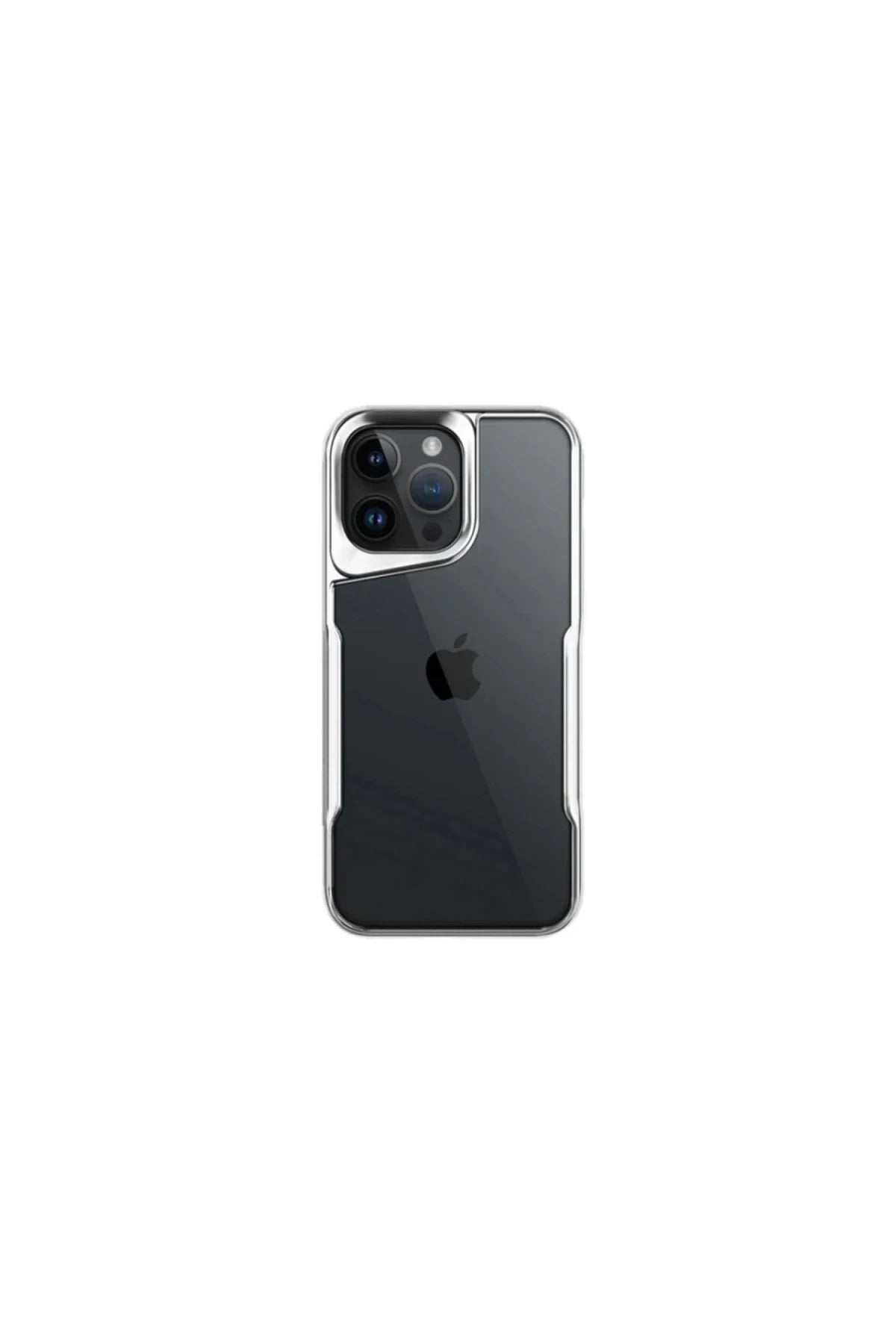 Apple iPhone 16 Pro Uyumlu Kılıf Boyi Silikon Kapak - Gümüş