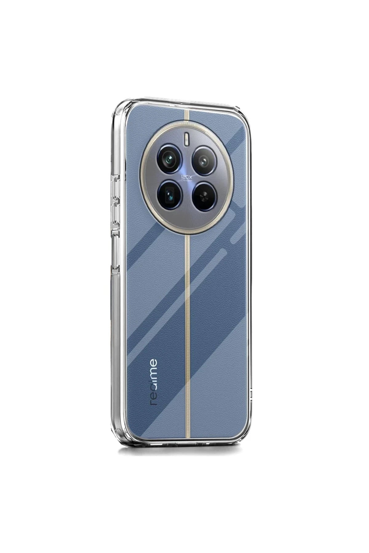 Realme 12 Pro Plus Uyumlu Kılıf Lüx Şeffaf Silikon