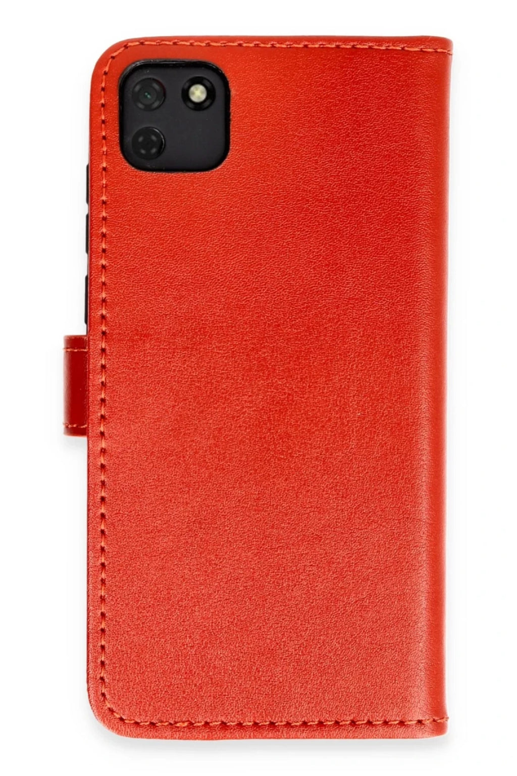 Huawei Y5P Uyumlu Kılıf Trend S Plus Kapaklı Kılıf - Kırmızı