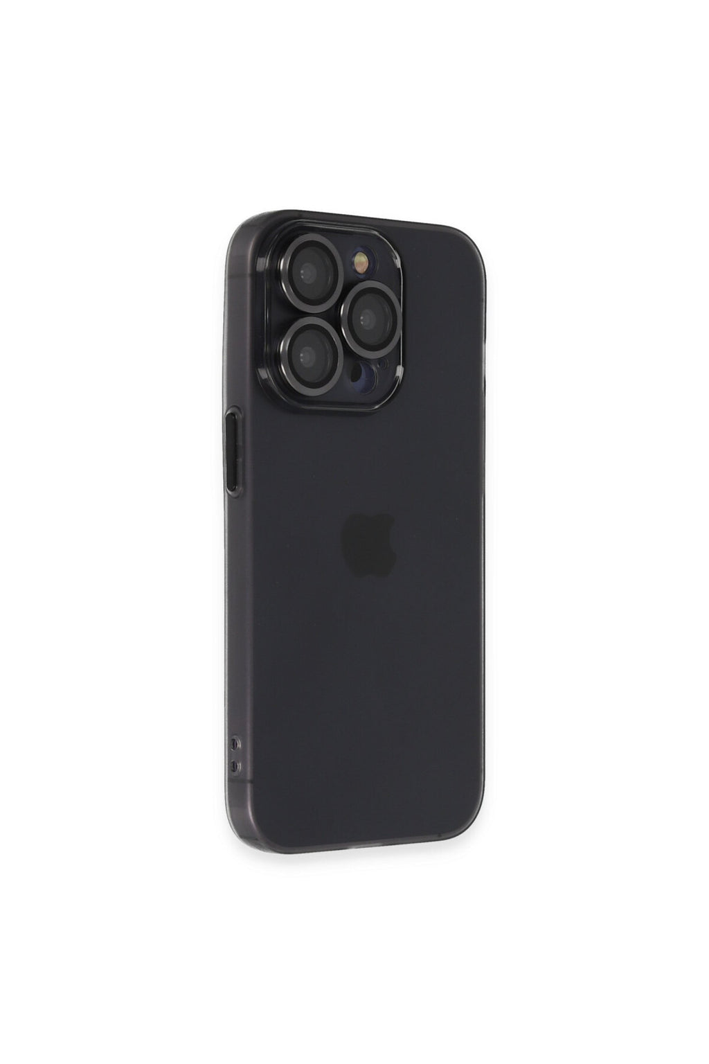 Apple iPhone 13 Pro Max Uyumlu Kılıf Luko Lens Silikon - Siyah