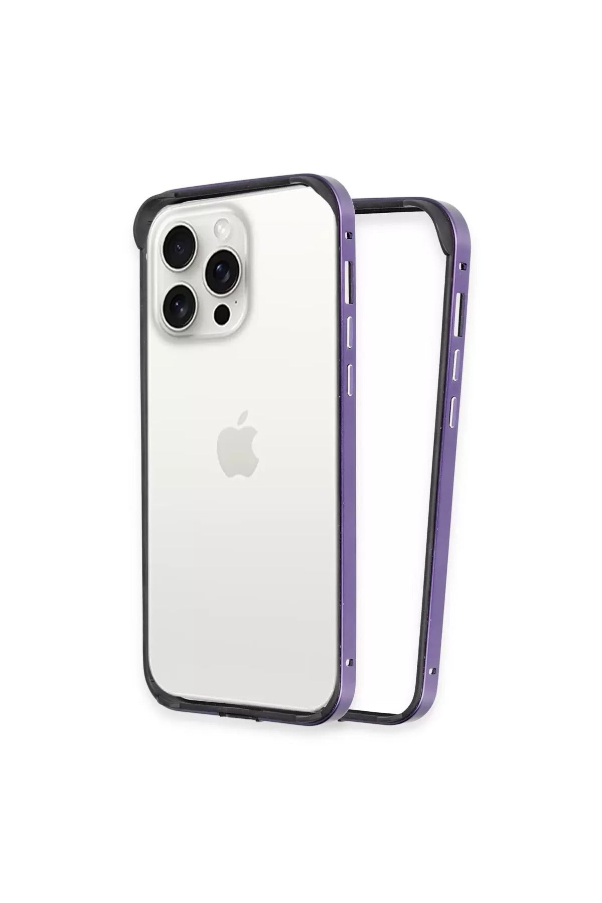 Joko Apple iPhone 14 Pro Uyumlu Land Bumper Koruma Kapak - Derin Mor