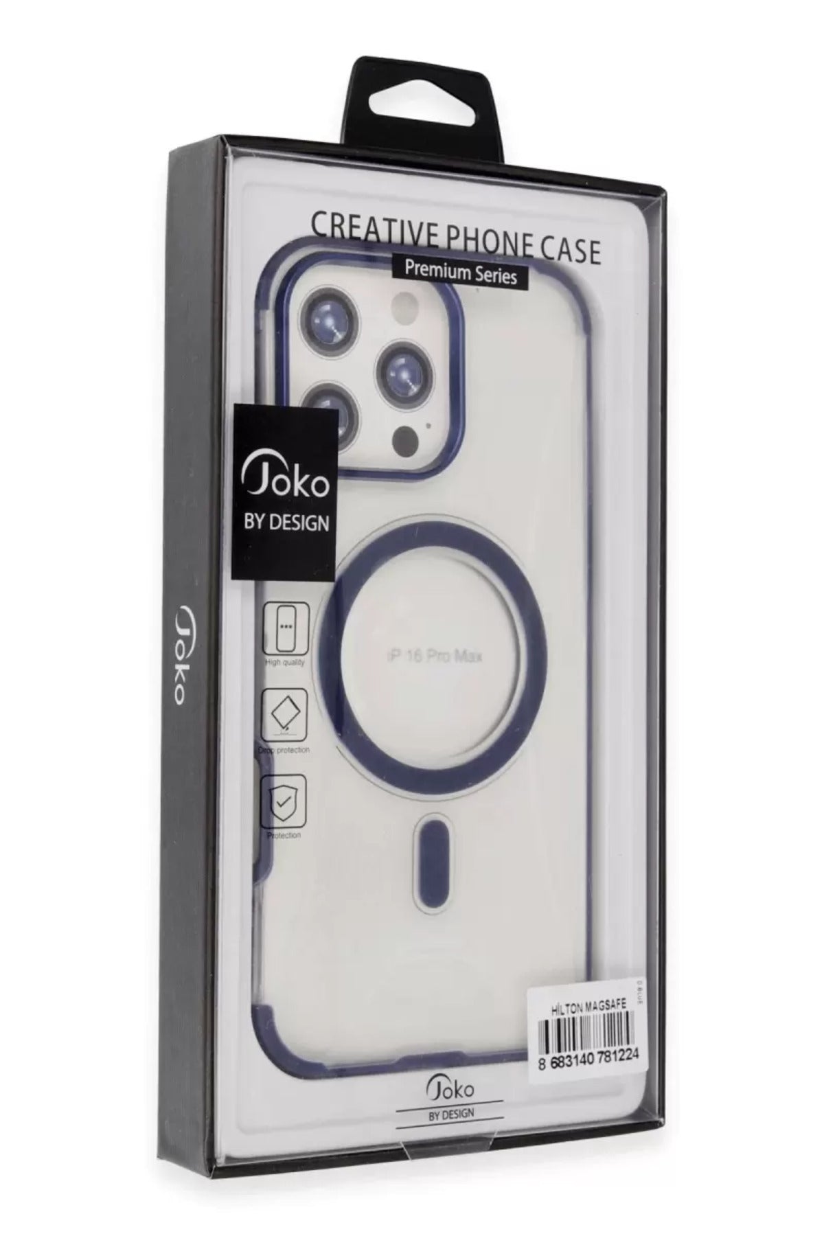 Joko Apple iPhone 14 Pro Max Uyumlu Hilton Magsafe Kapak - Lacivert