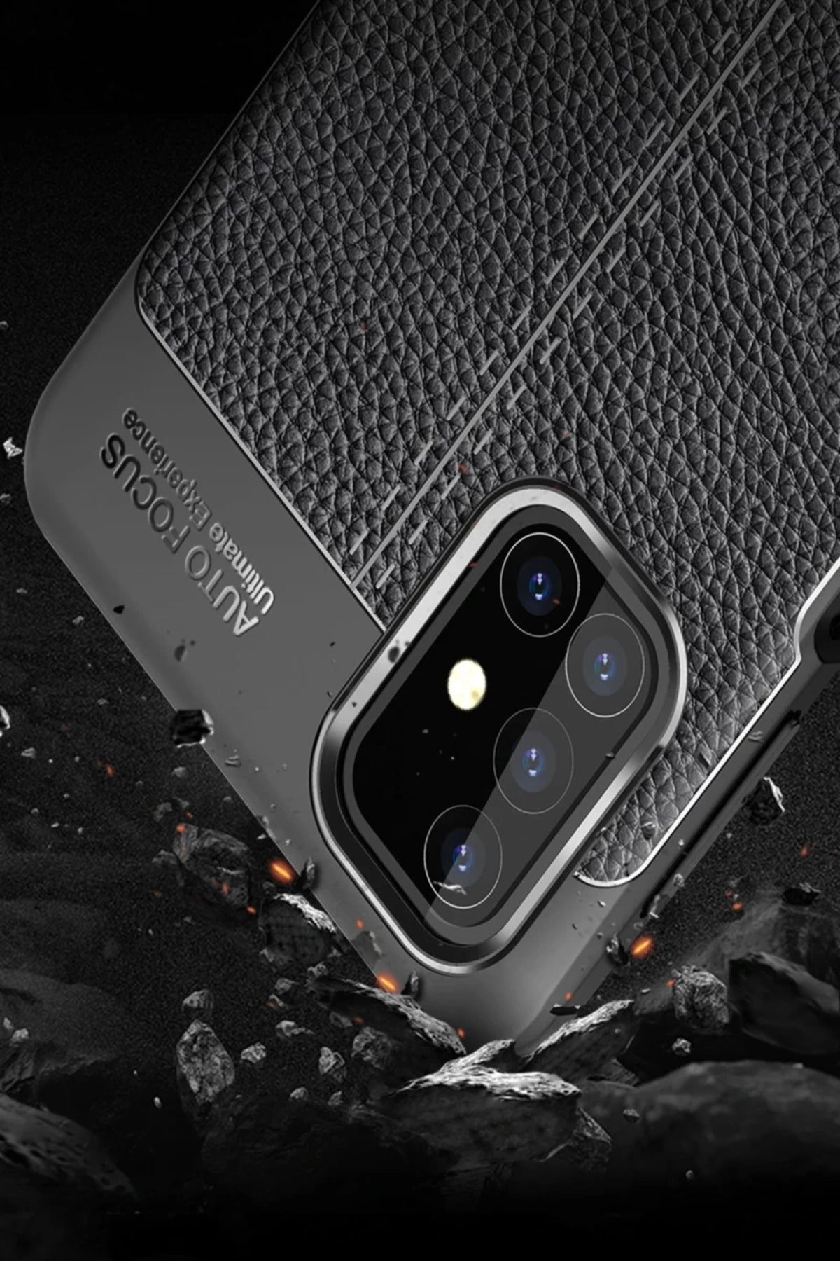 Samsung Galaxy M31S Uyumlu Kılıf Auto Focus Kapak - Kırmızı