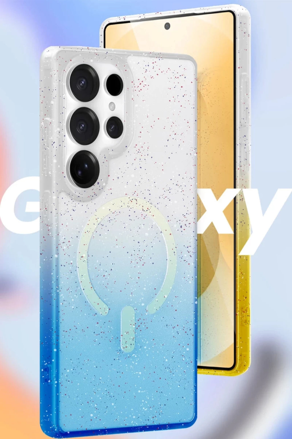 Samsung Galaxy S25 Plus Uyumlu Pummel Shiny Magsafe Kapak - Pembe