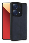 Xiaomi Redmi Note 13 Pro 4G Uyumlu Kılıf Flip Cover - Lacivert