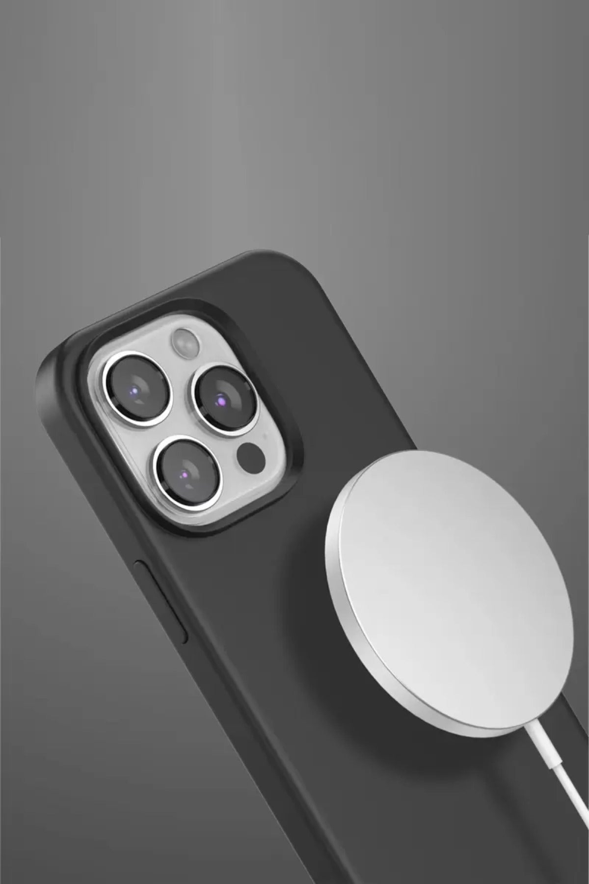 Venco Apple iPhone 15 Pro Uyumlu Home Magsafe Kapak - Turuncu