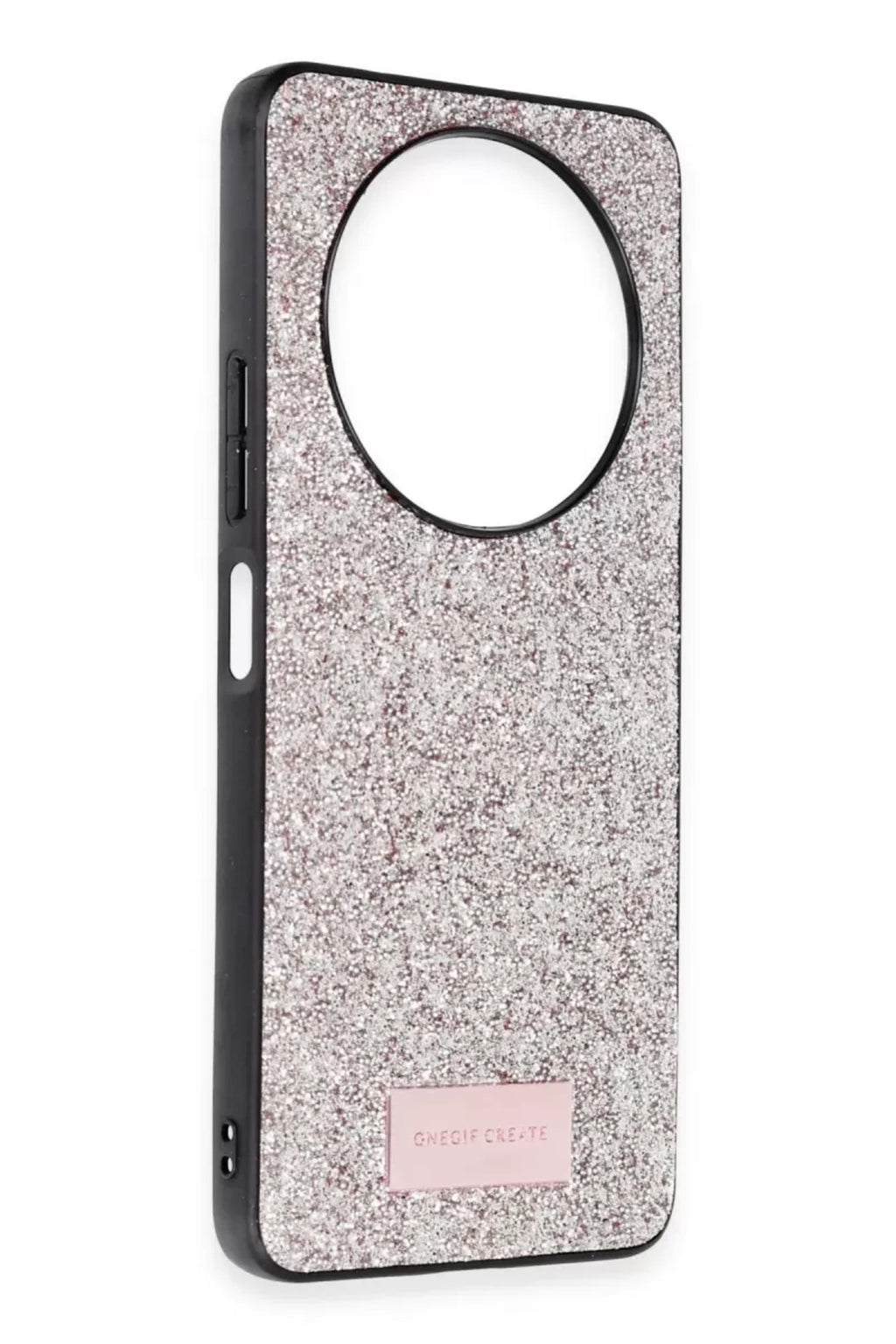 Onegif Xiaomi Redmi A3 4G Uyumlu Bright Simli Kapak - Gold