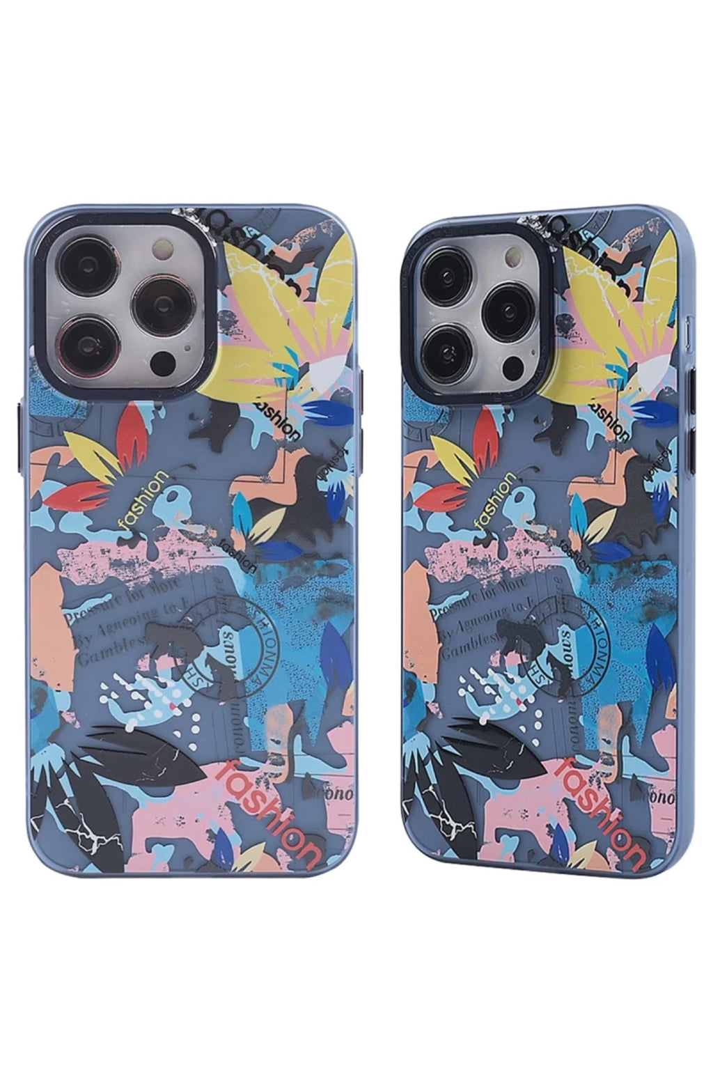 Apple iPhone 14 Pro Uyumlu Kılıf Prada Desenli Kapak - Prada Pembe - 1