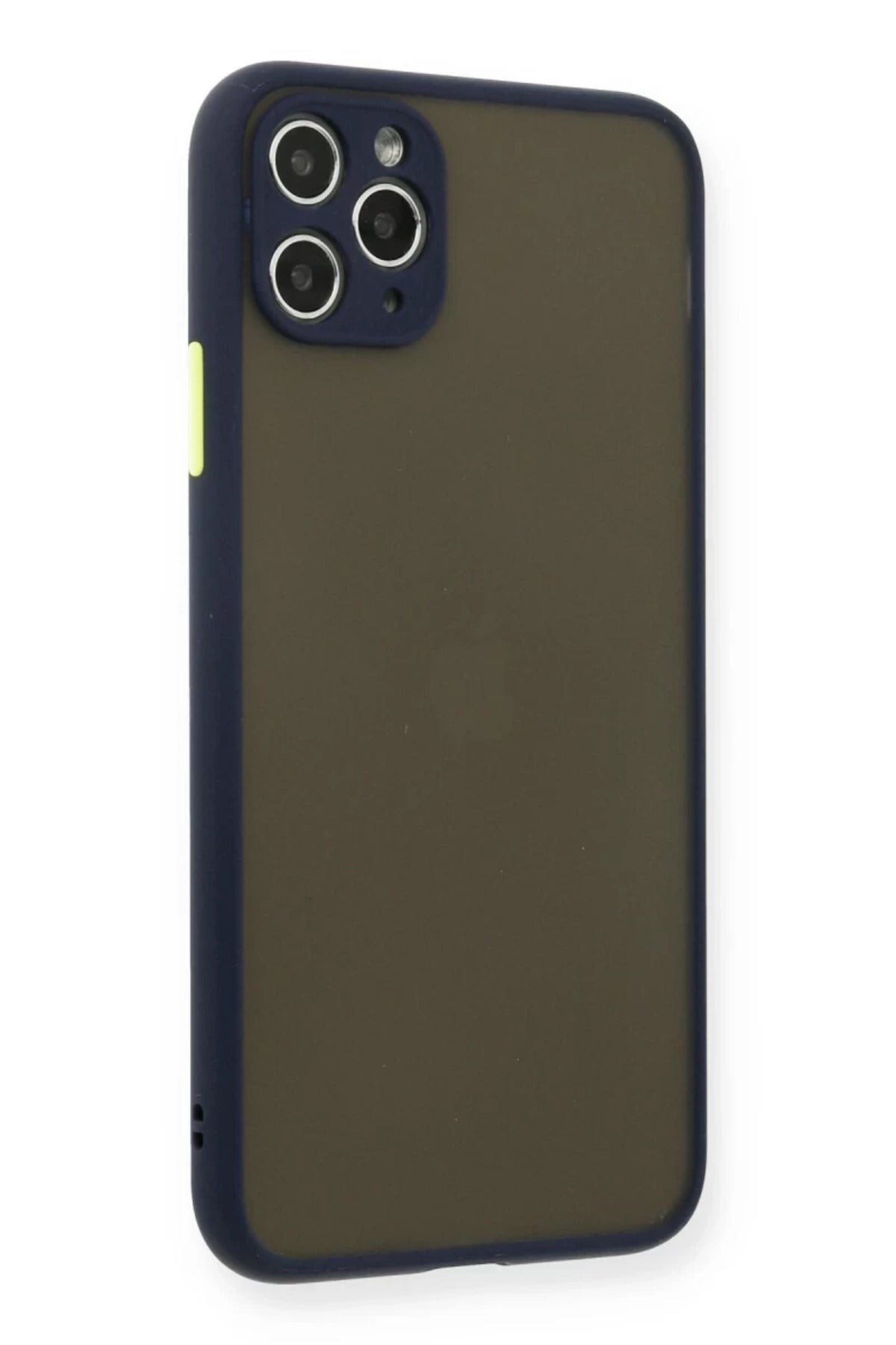 Apple iPhone 11 Pro Max Uyumlu Kılıf Montreal Silikon Kapak - Lacivert