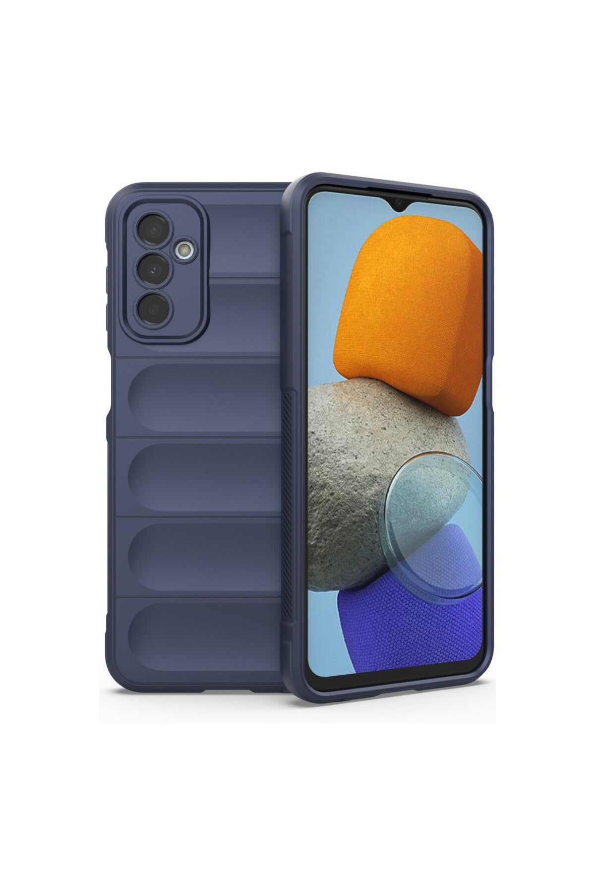 Samsung Galaxy M23 Uyumlu Kılıf Optimum Silikon - Lacivert