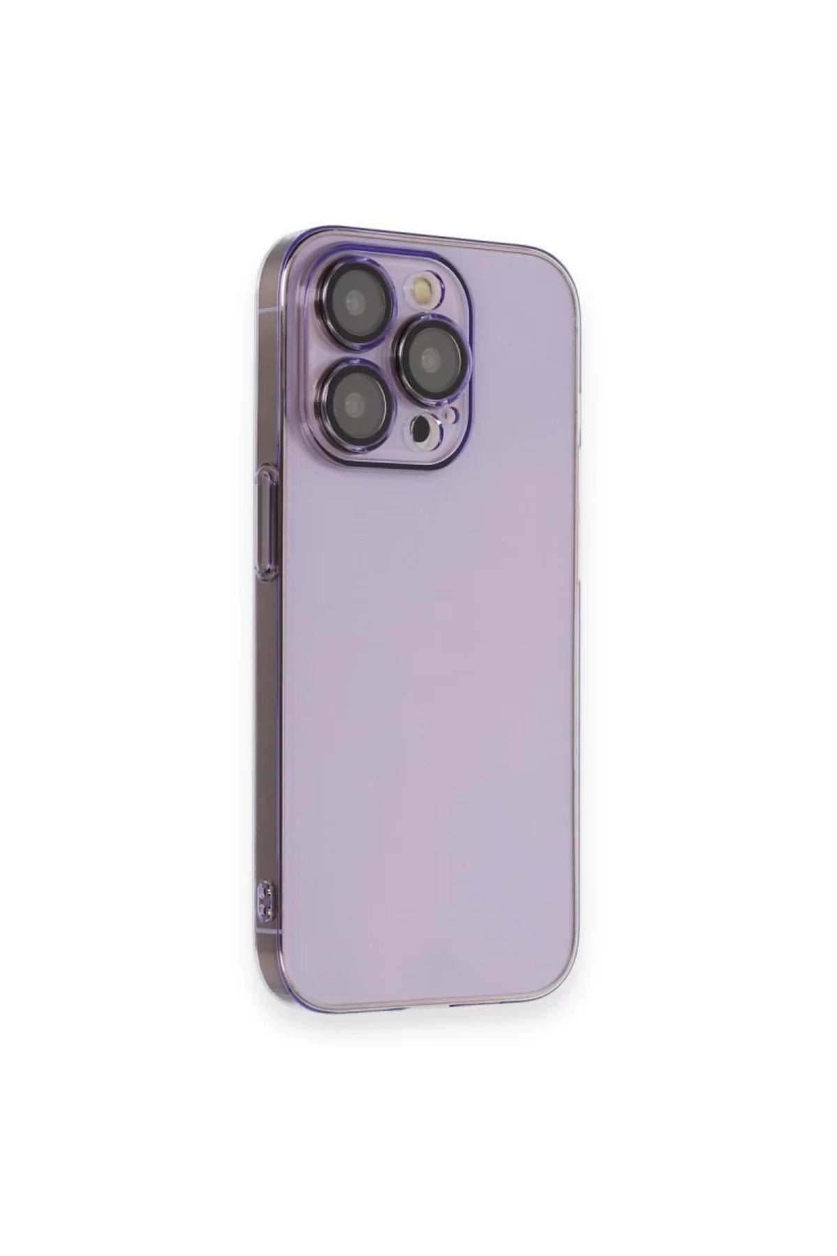 Apple iPhone 13 Pro Max Uyumlu Kılıf Armada Lensli Kapak - Lila