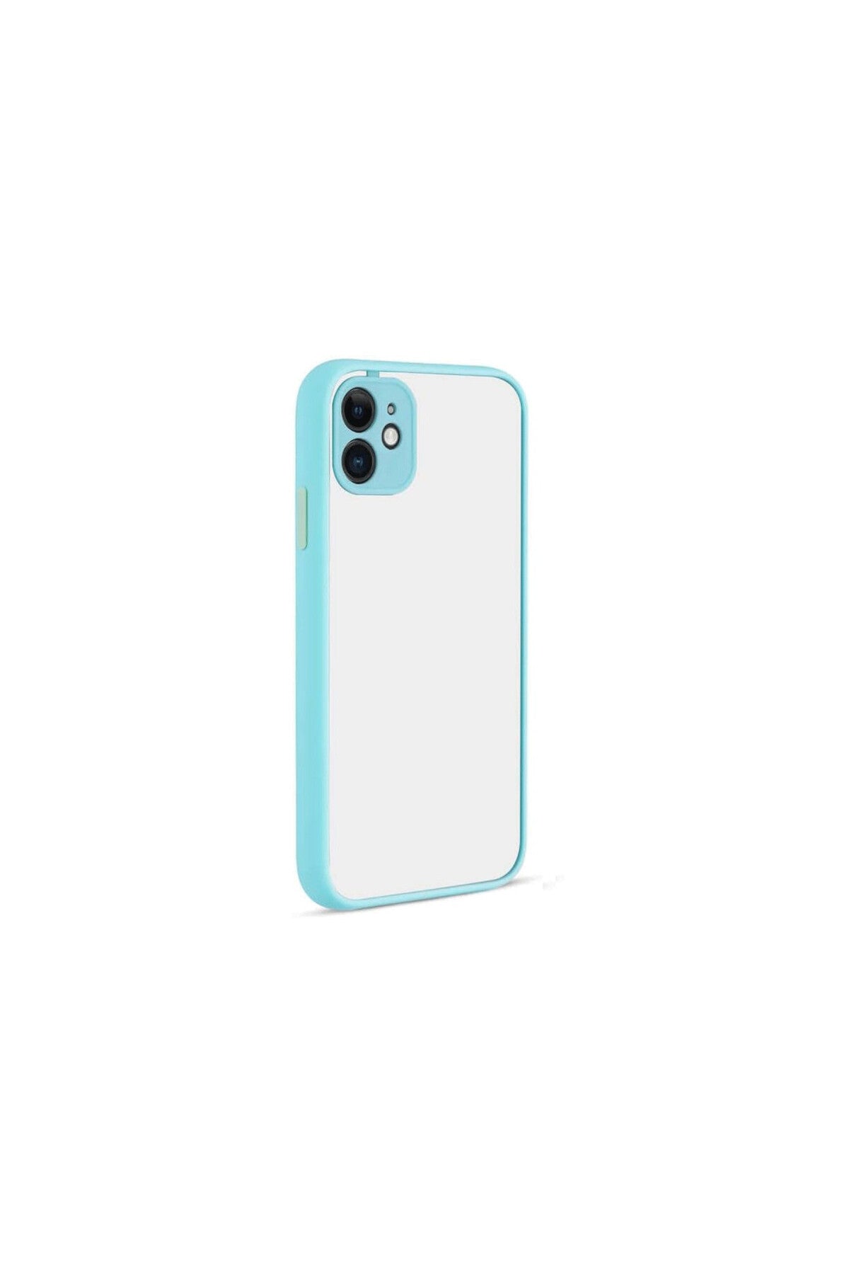 Apple iPhone 12 Uyumlu Kılıf Montreal Silikon Kapak - Turkuaz