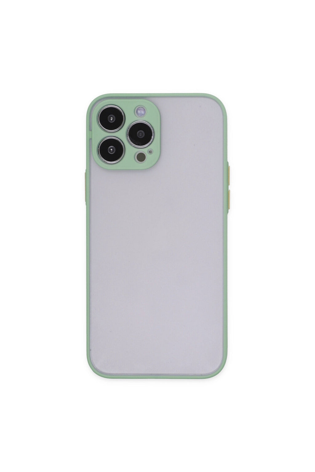 Apple iPhone 15 Pro Uyumlu Kılıf Montreal Silikon Kapak - Açık Yeşil
