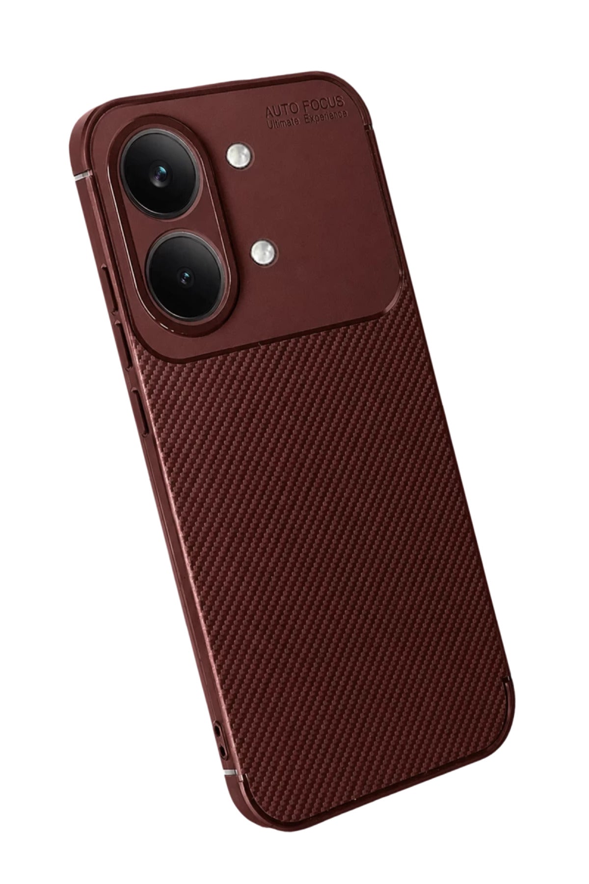 Xiaomi Poco X8 Pro Max Uyumlu Auto Focus Karbon Kapak - Bordo