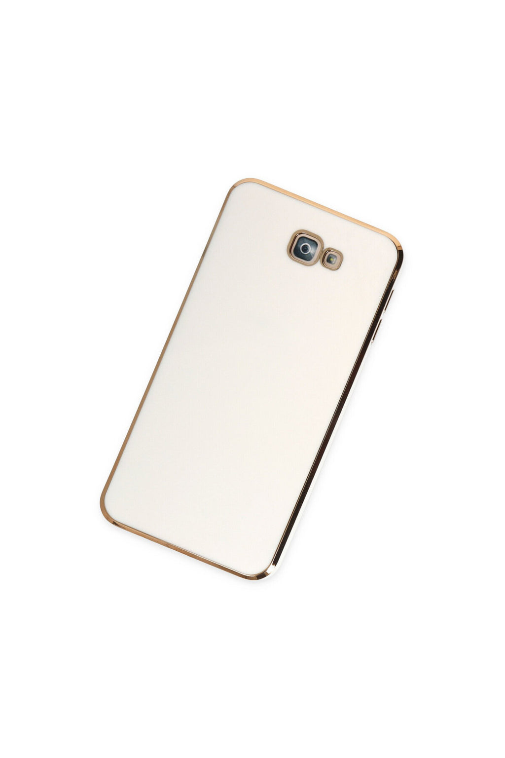 Samsung Galaxy J7 Prime Uyumlu Kılıf Volet Silikon - Beyaz