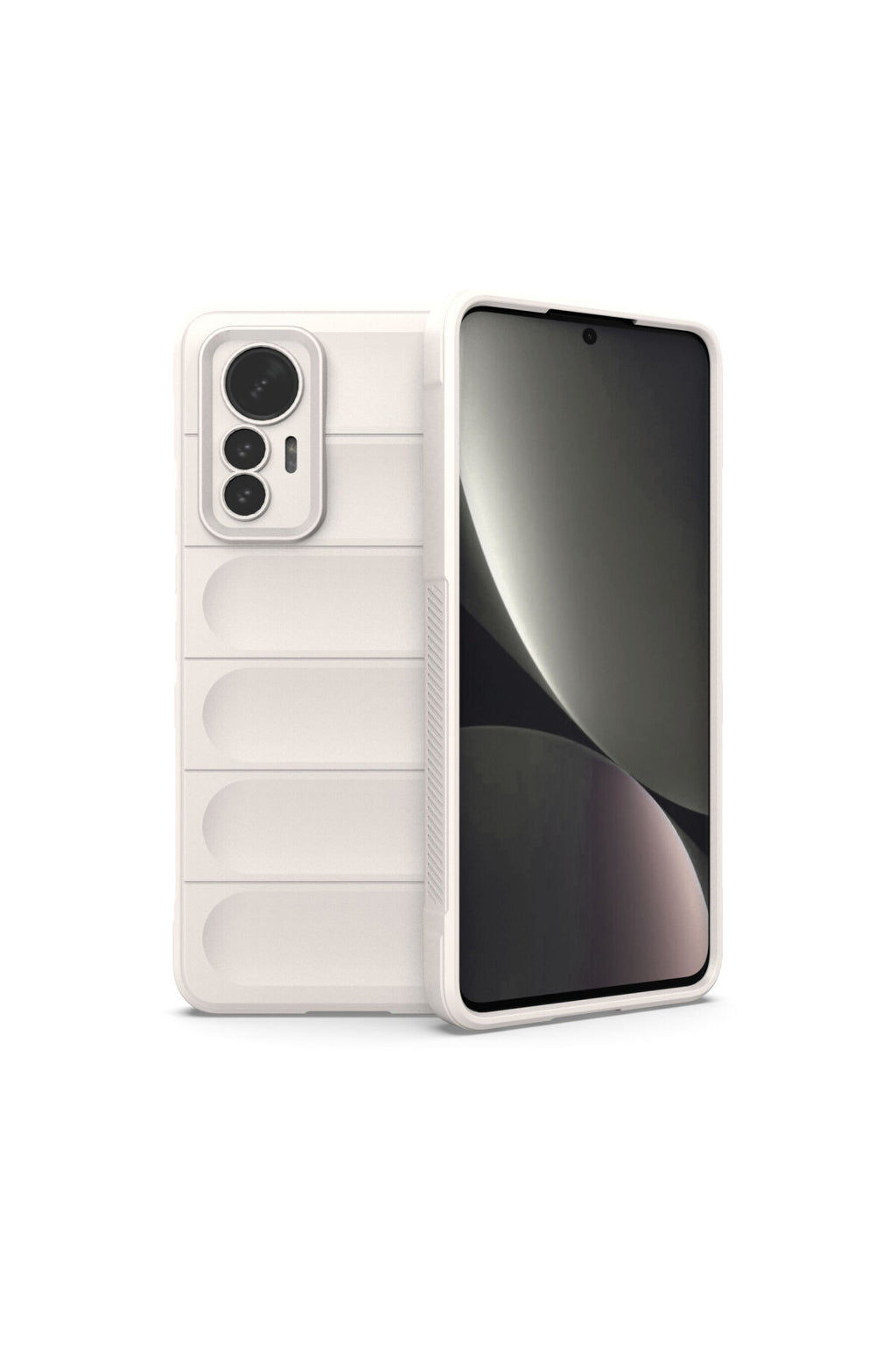 Xiaomi Mi 12 Lite Uyumlu Kılıf Optimum Silikon - Krem