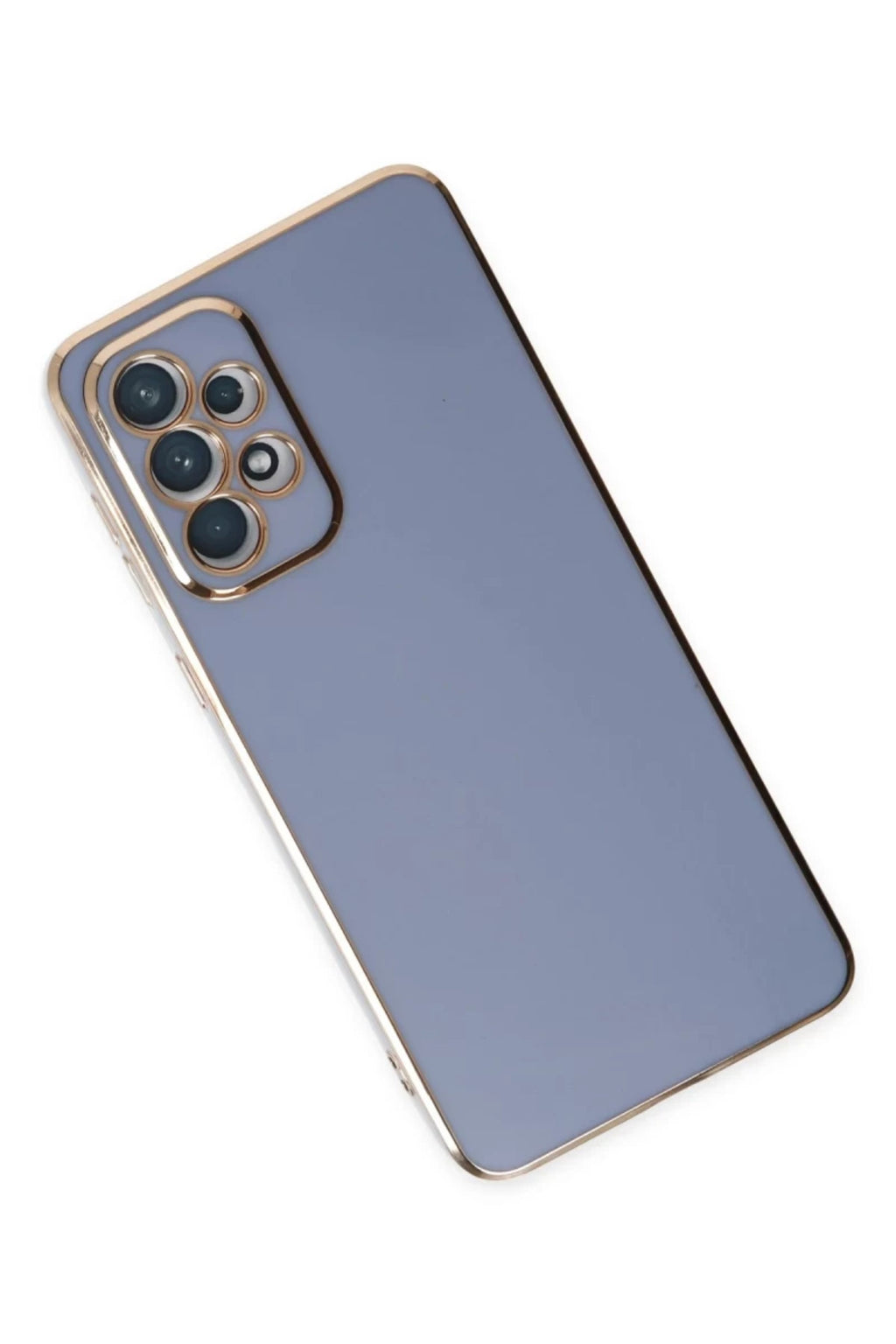 Samsung Galaxy A73 5G Uyumlu Kılıf Volet Silikon - Mavi