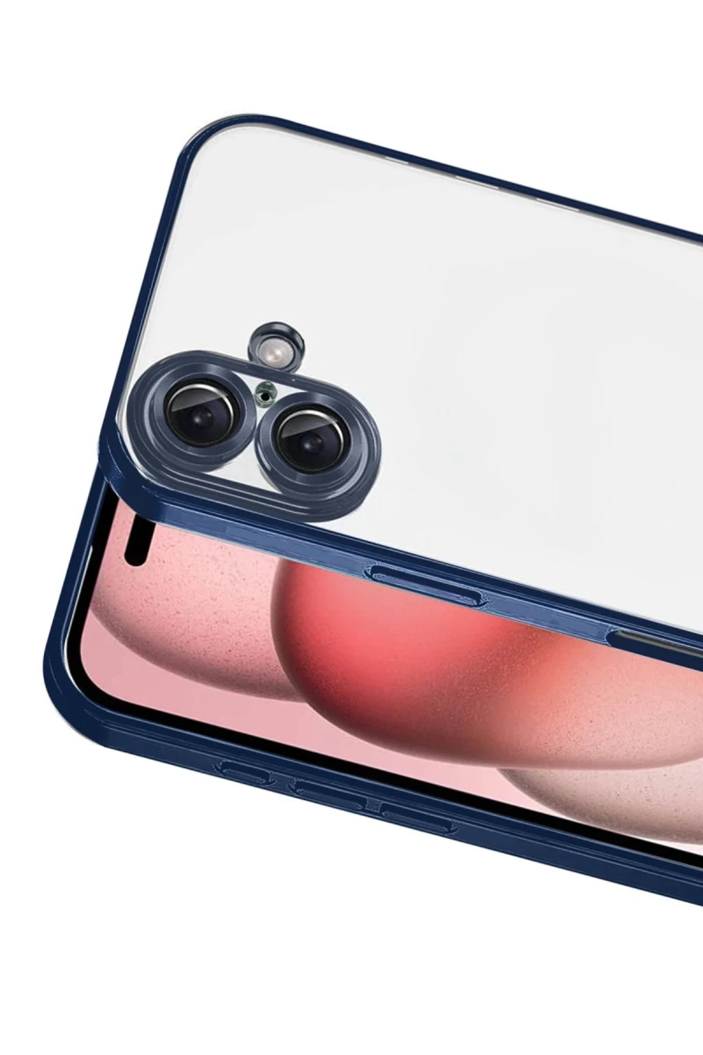 Apple iPhone 17 Uyumlu Lensli Silikon - Lacivert