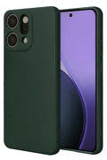 Oppo Reno 14 Uyumlu First Silikon - Koyu Yeşil