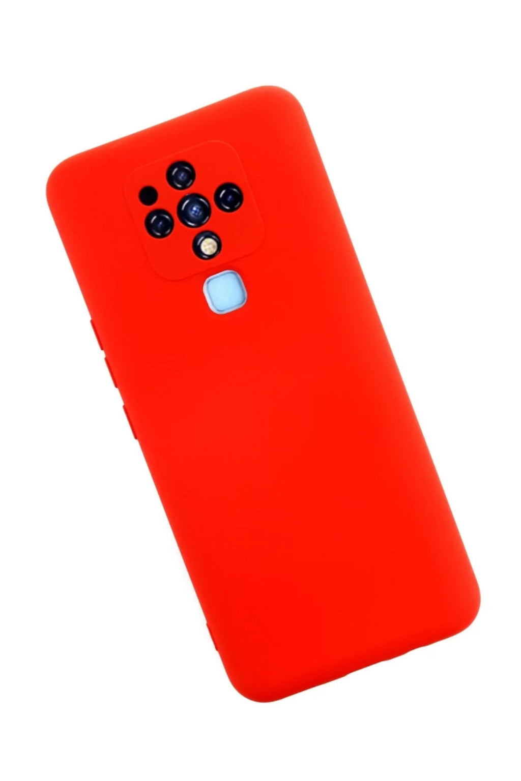 Tecno Camon 16 Uyumlu Kılıf Nano içi Kadife Silikon - Kırmızı