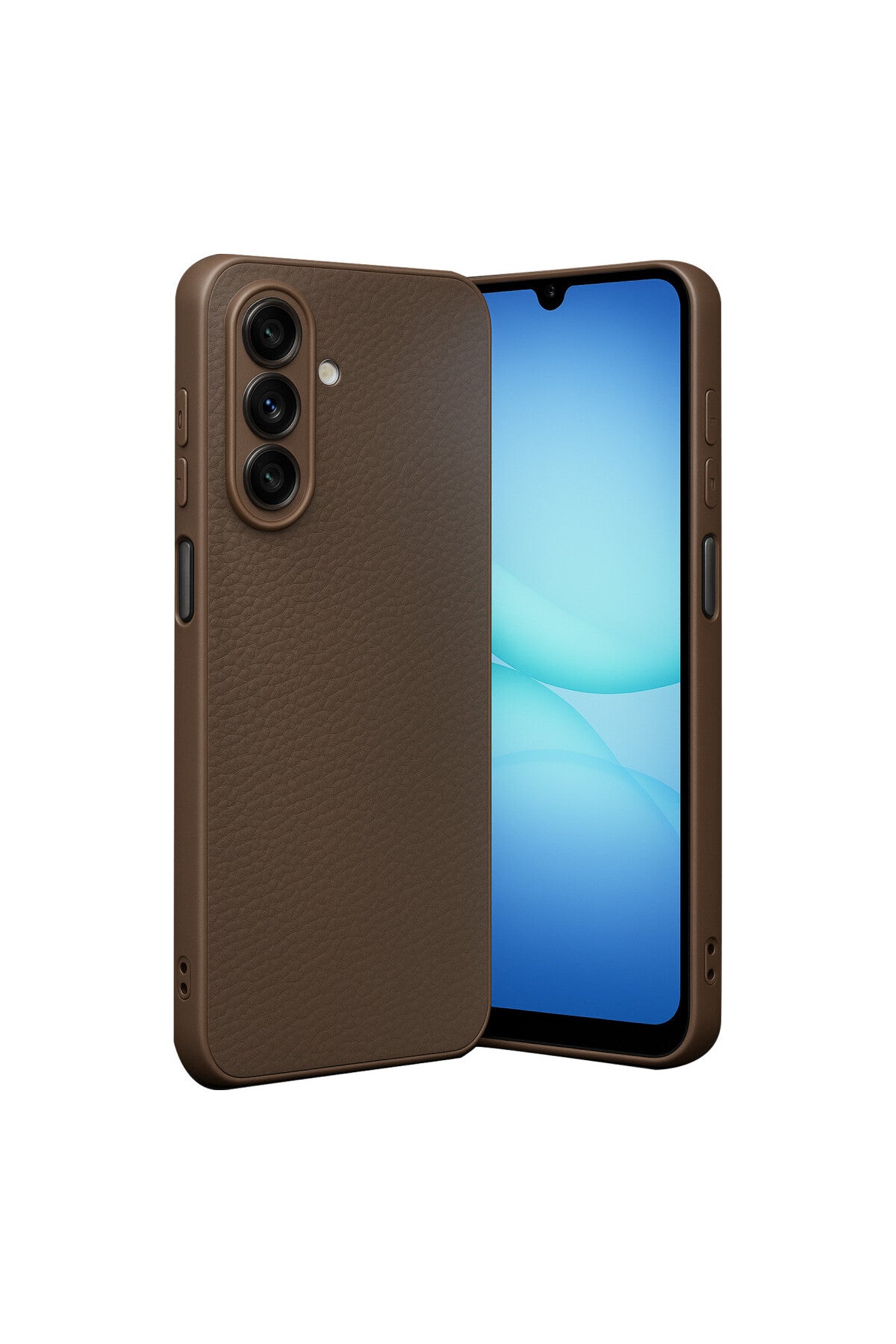 Samsung Galaxy A17 5G Uyumlu Thermax Silikon Kılıf - Kahverengi