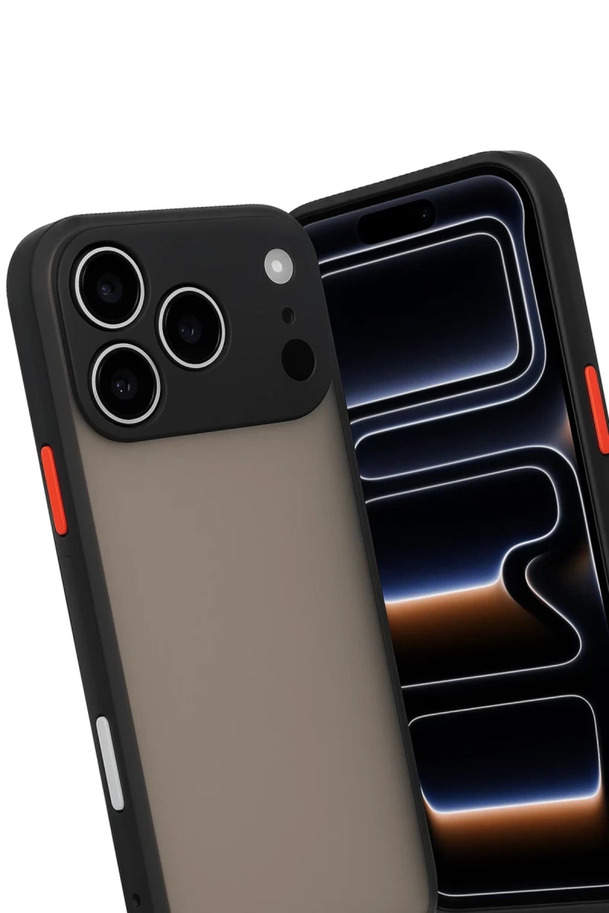 Apple iPhone 17 Pro Uyumlu Kılıf Montreal Silikon Kapak - Siyah