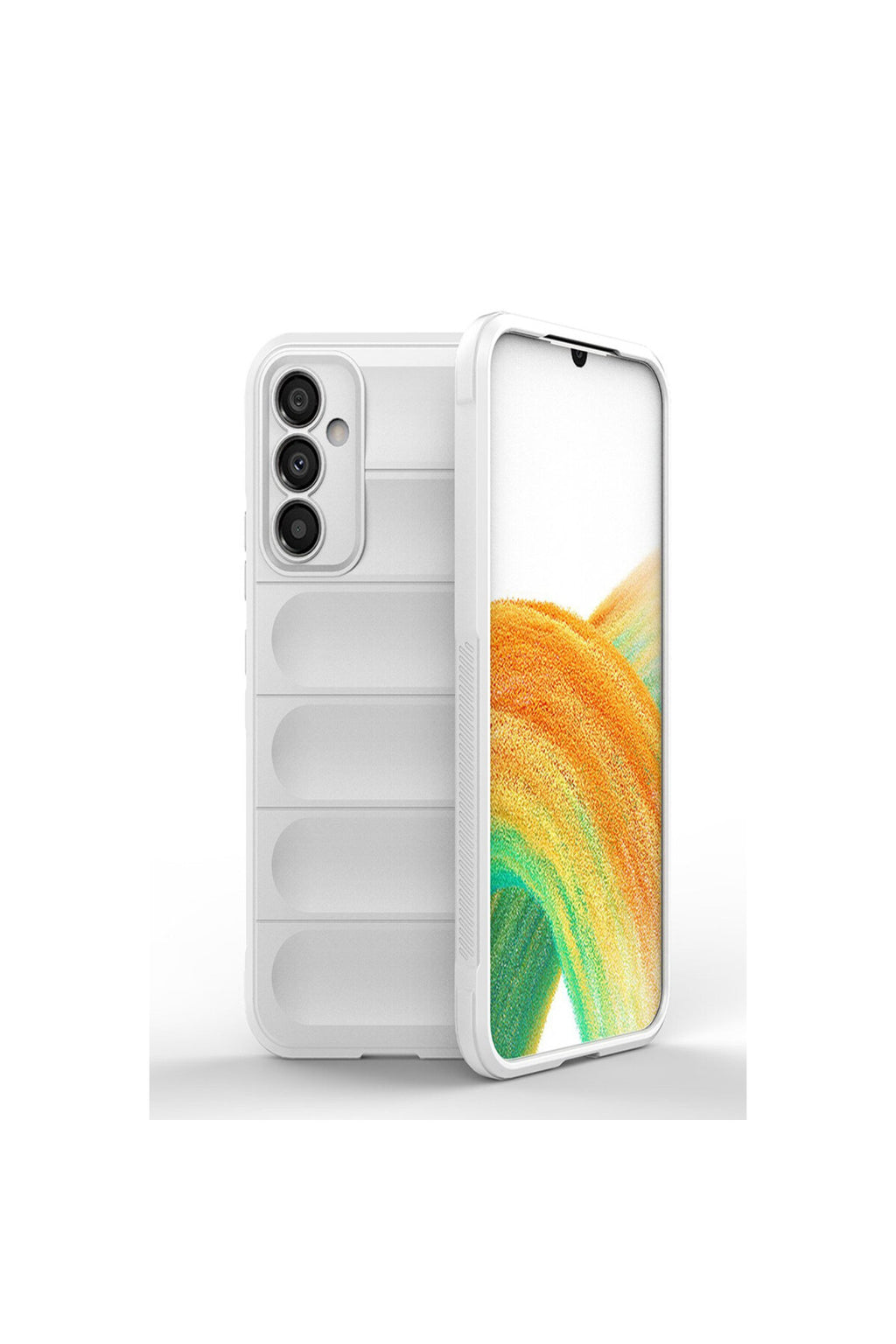 Samsung Galaxy A05S Uyumlu Kılıf Optimum Silikon - Krem