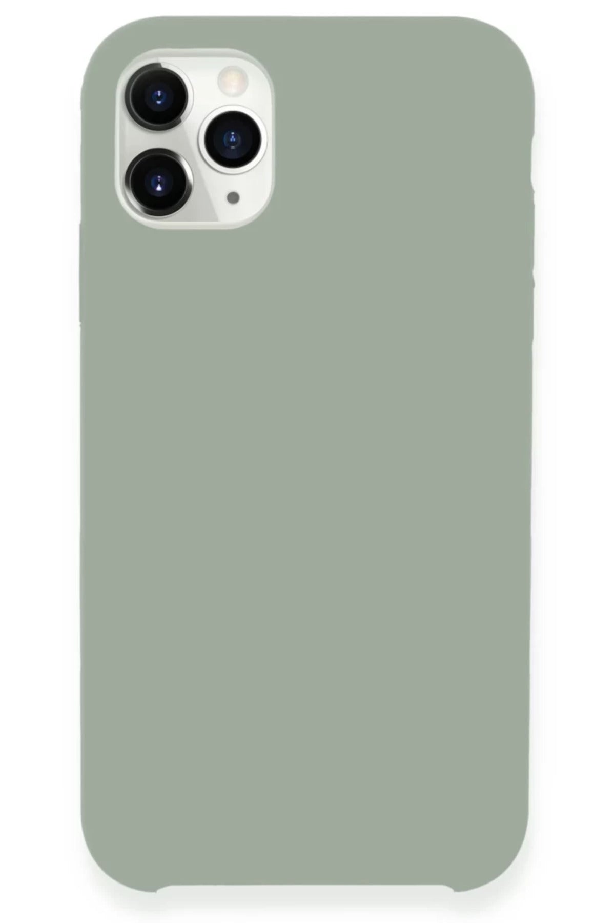 Apple iPhone 11 Pro Max Uyumlu Kılıf Lansman Legant Silikon - Açık Gri