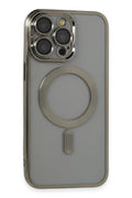 Apple iPhone 14 Pro Max Uyumlu Kılıf Kross Magneticsafe Kapak - Titan Gri