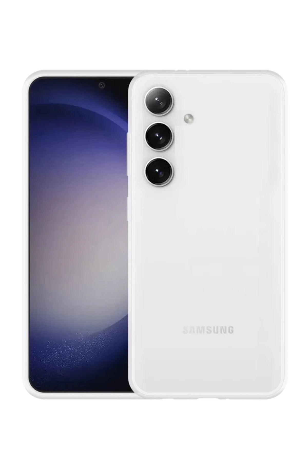 Samsung Galaxy S24 Uyumlu Kılıf Lüx Şeffaf Silikon