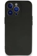 Apple iPhone 14 Pro Max Uyumlu Kılıf First Silikon - Siyah