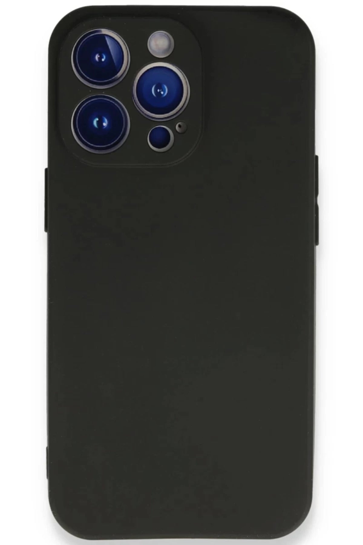Apple iPhone 14 Pro Max Uyumlu Kılıf First Silikon - Siyah