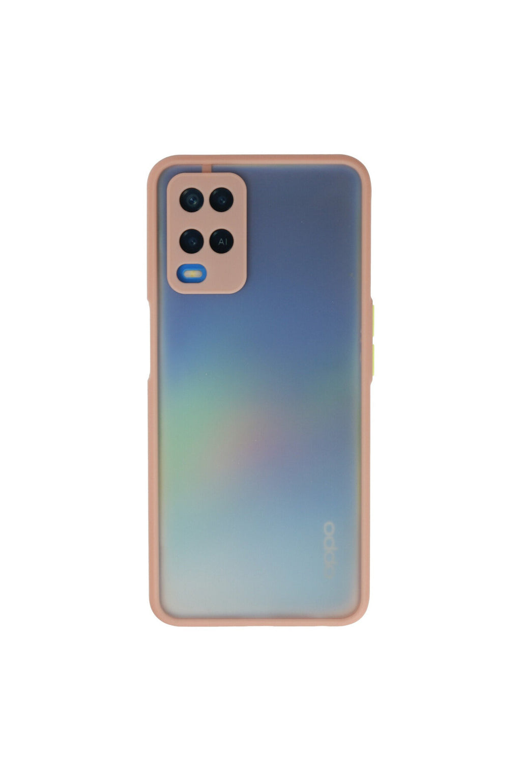 Oppo A54 4G Uyumlu Kılıf Montreal Silikon Kapak - Pembe