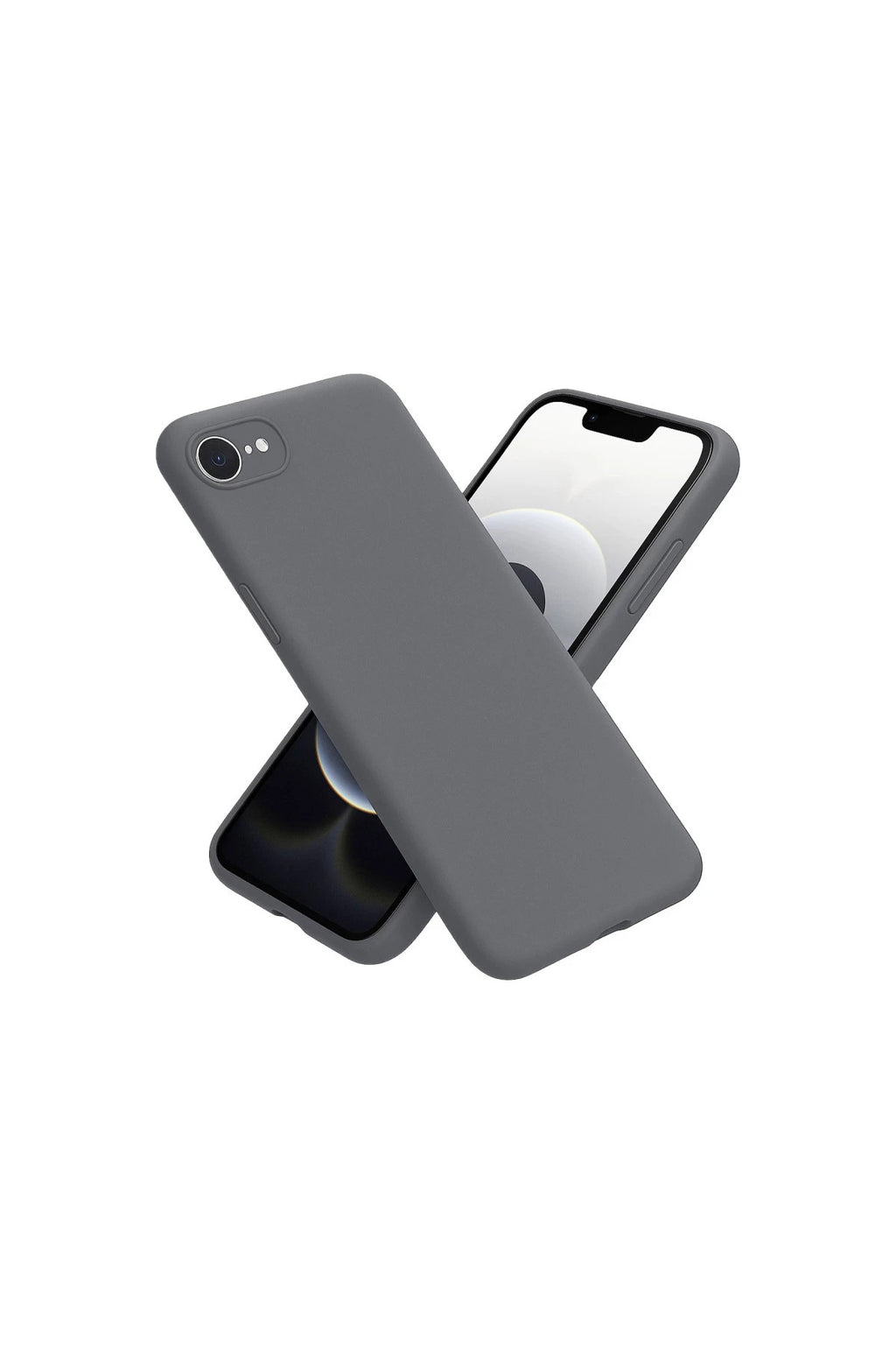 Apple iPhone 16E Uyumlu Kılıf First Silikon - Gri