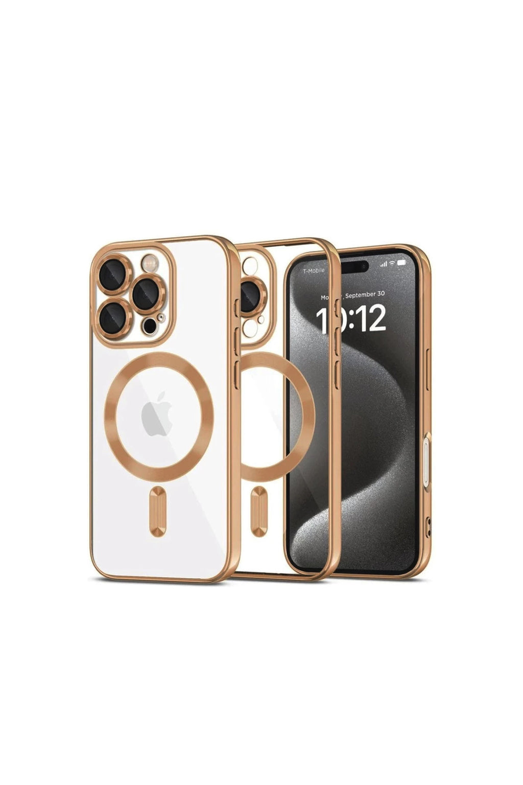 Apple iPhone 16 Pro Max Uyumlu Kılıf Kross Magneticsafe Kapak - Çöl Titanyum