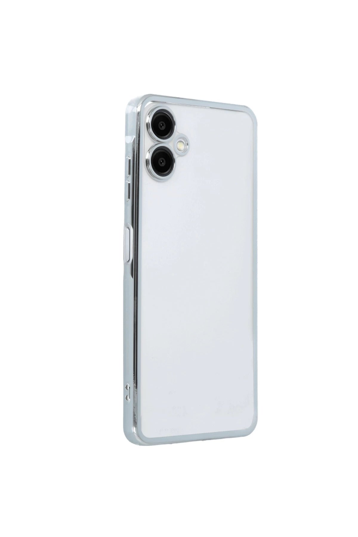 Samsung Galaxy A06 Uyumlu Kılıf Lensli Silikon - Gümüş