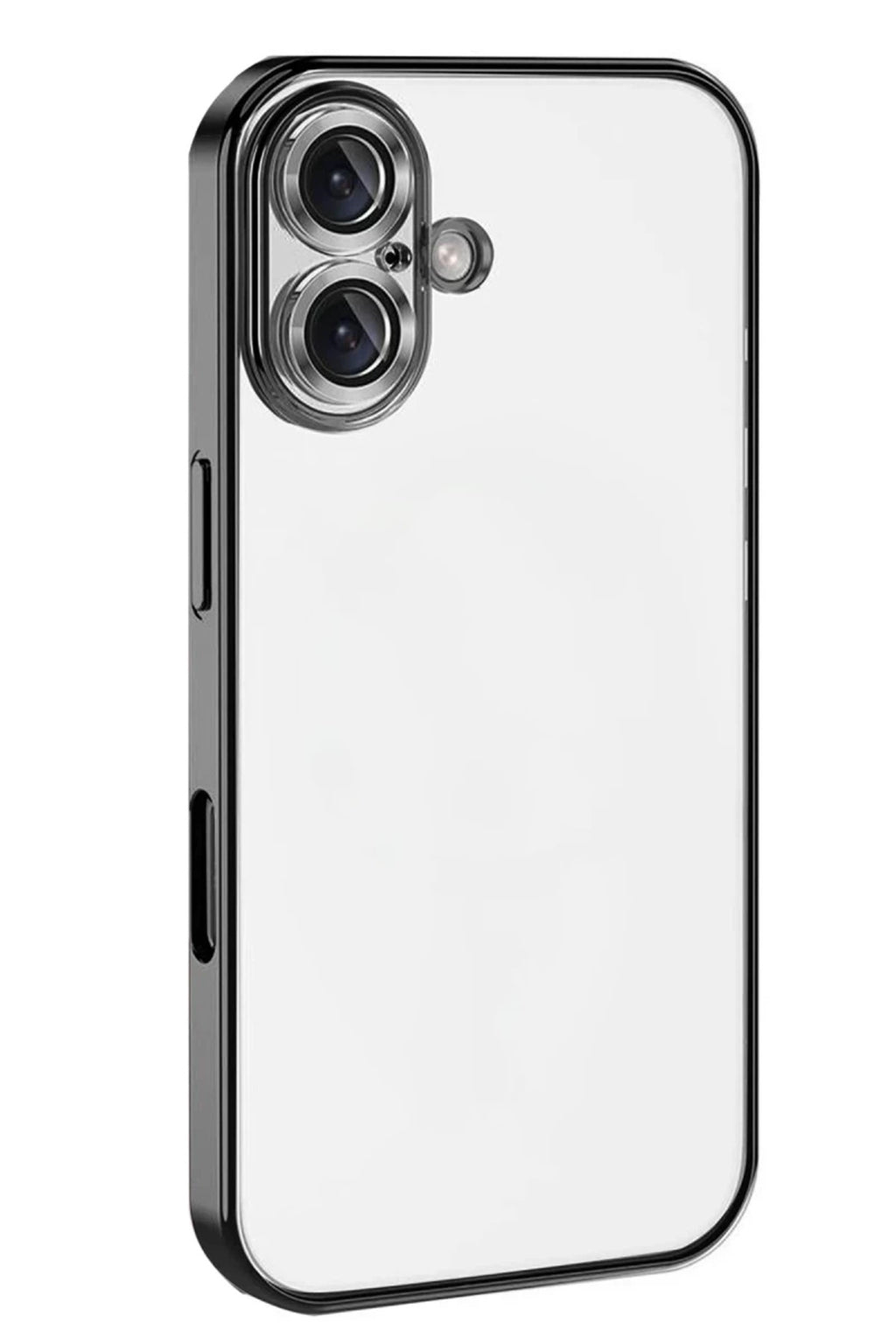 Apple iPhone 17 Uyumlu Lensli Silikon - Siyah
