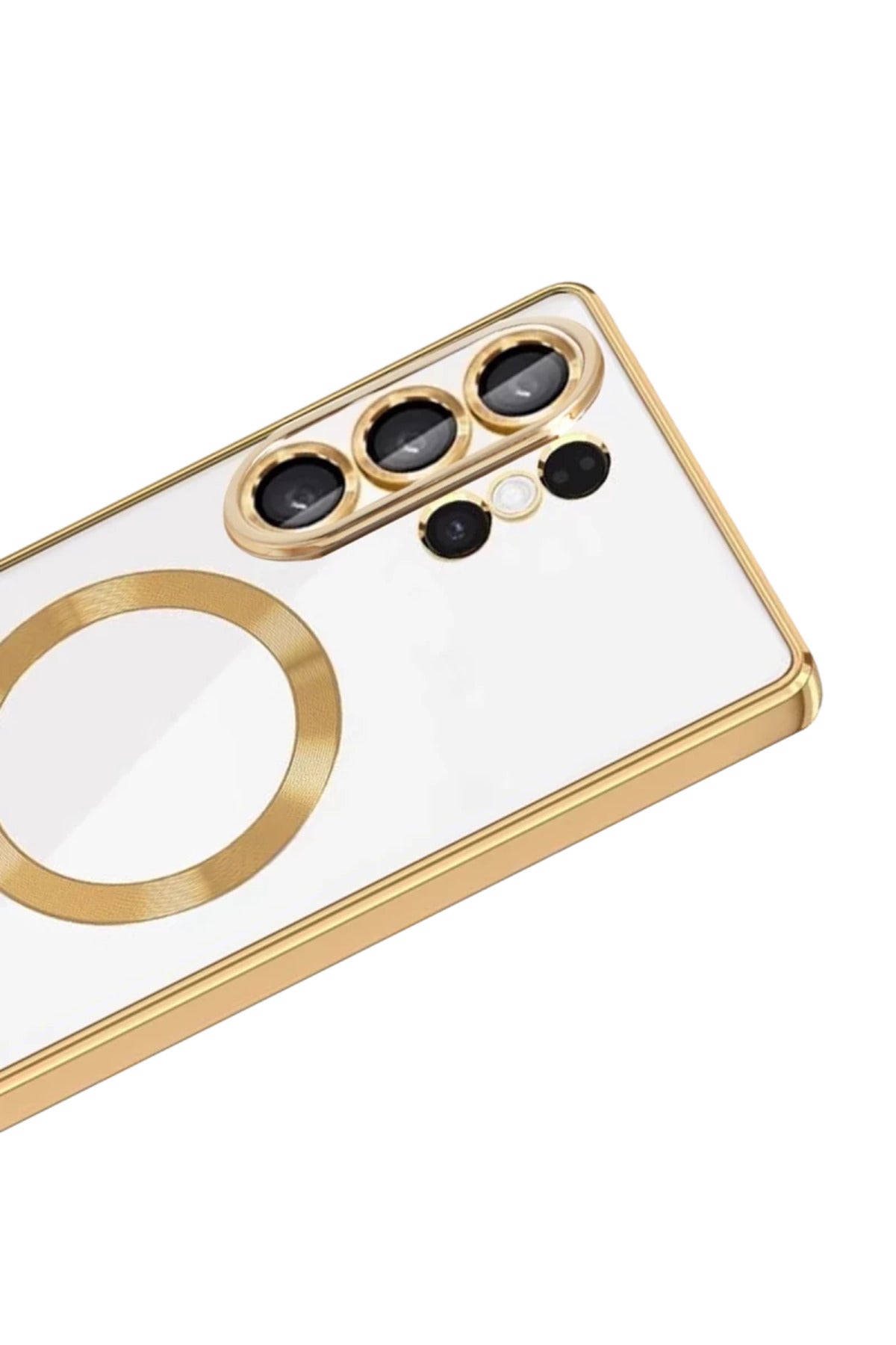 Samsung Galaxy S26 Ultra Uyumlu Kross Magneticsafe Kapak - Gold