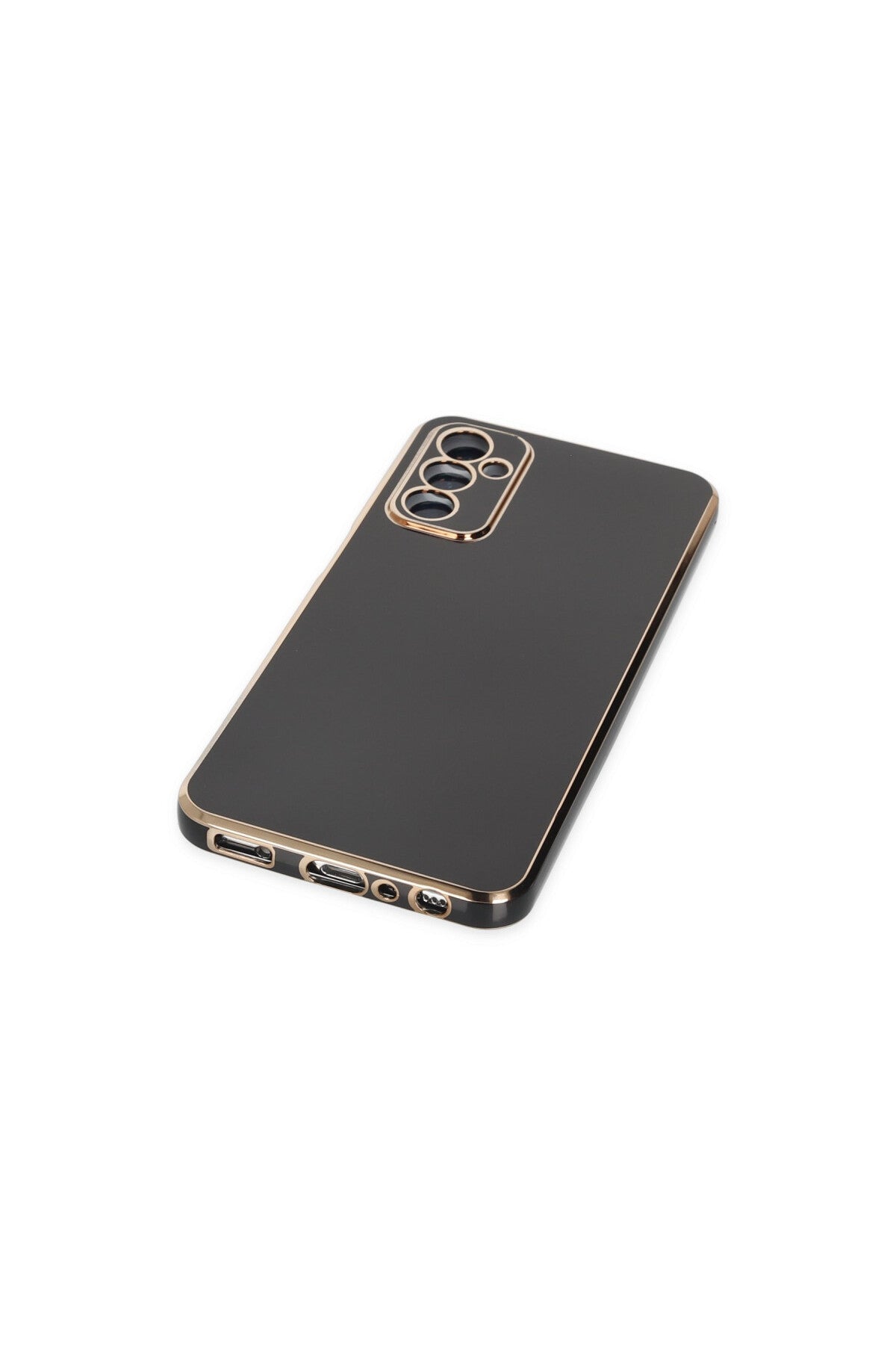 Samsung Galaxy M23 Uyumlu Kılıf Volet Silikon - Siyah