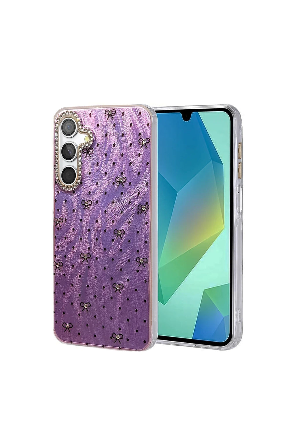 Samsung Galaxy A14 4G Uyumlu Kılıf Blade Aynalı Desenli Kapak - Desen 2