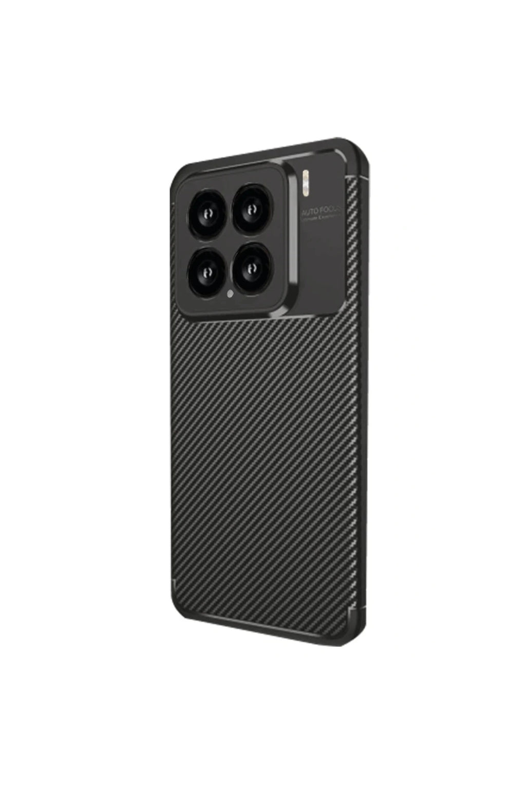 Xiaomi Mi 15 Uyumlu Kılıf Auto Focus Karbon Kapak - Siyah