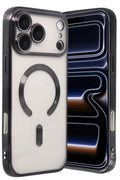 Apple iPhone 17 Pro Uyumlu Kross Magneticsafe Kapak - Siyah