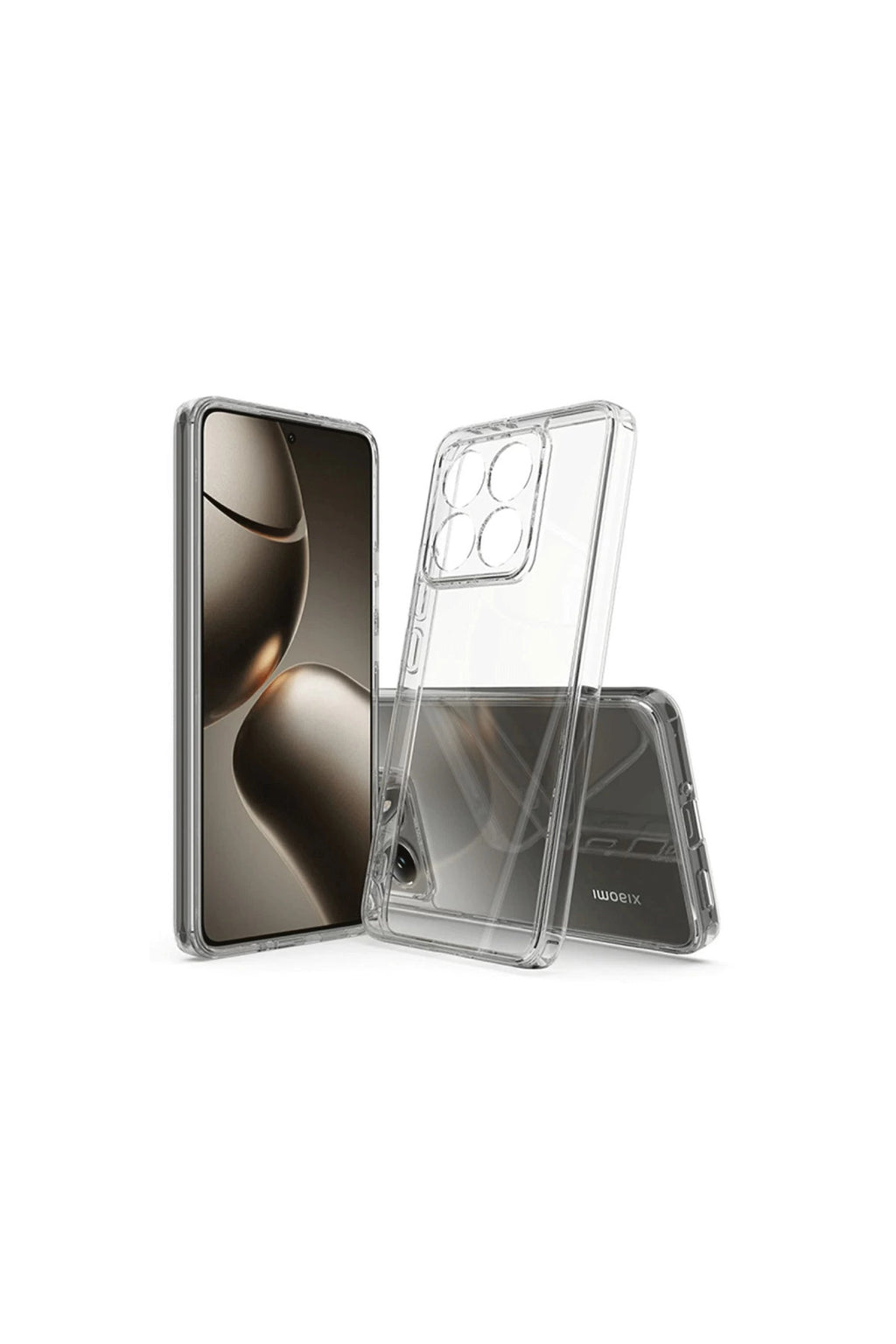 Xiaomi Mi 14T Uyumlu Kılıf Lüx Şeffaf Silikon