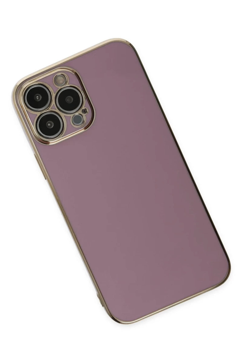 Apple iPhone 15 Pro Max Uyumlu Kılıf Volet Silikon - Mor
