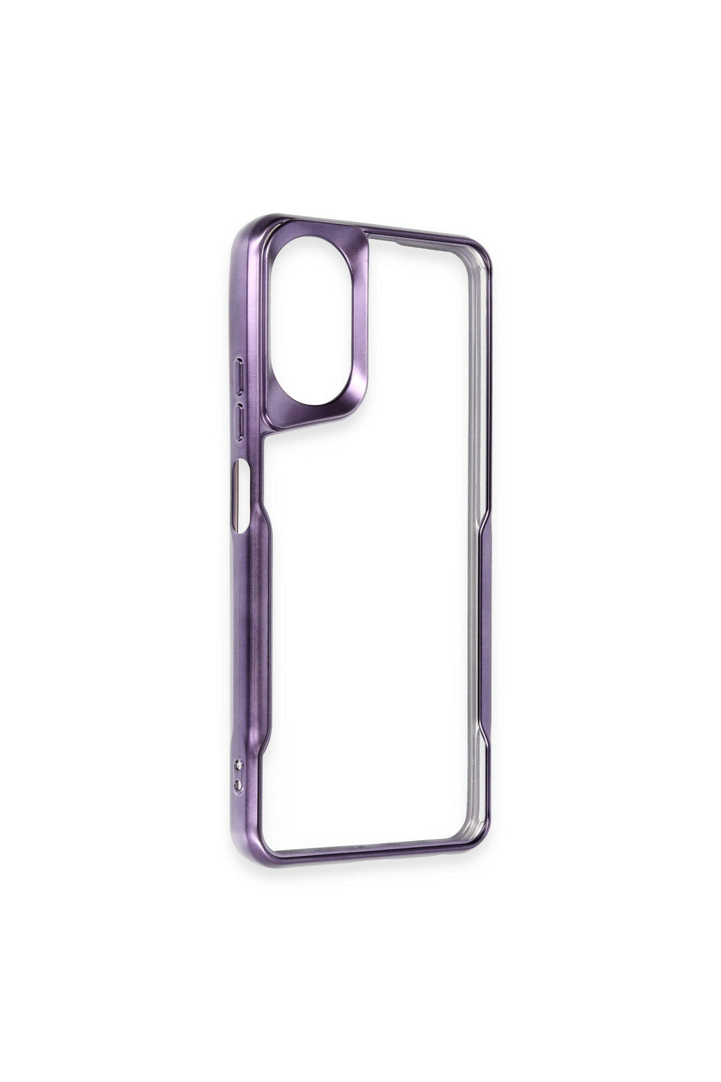 Oppo A38 Uyumlu Kılıf Boyi Silikon Kapak - Derin Mor