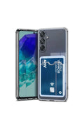 Galaxy A36 Kılıf Kart Şeffaf Silikon - Şeffaf