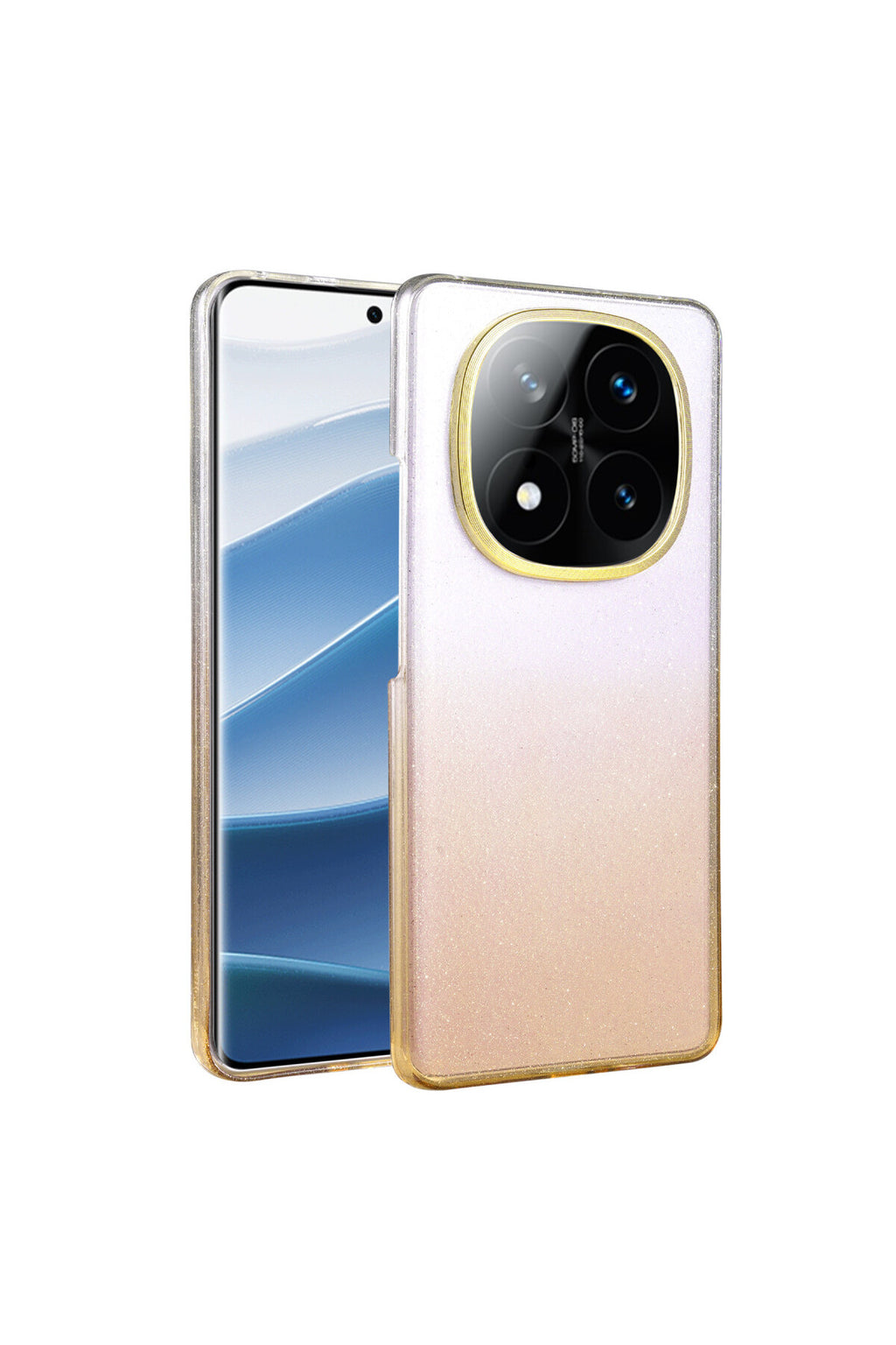 Xiaomi Redmi Note 14 Pro 5G Uyumlu Glossy Kapak - Çöl Titanyum