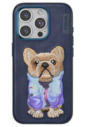 Venco Apple iPhone 15 Pro Max Uyumlu Cute Desenli Kapak - Lacivert