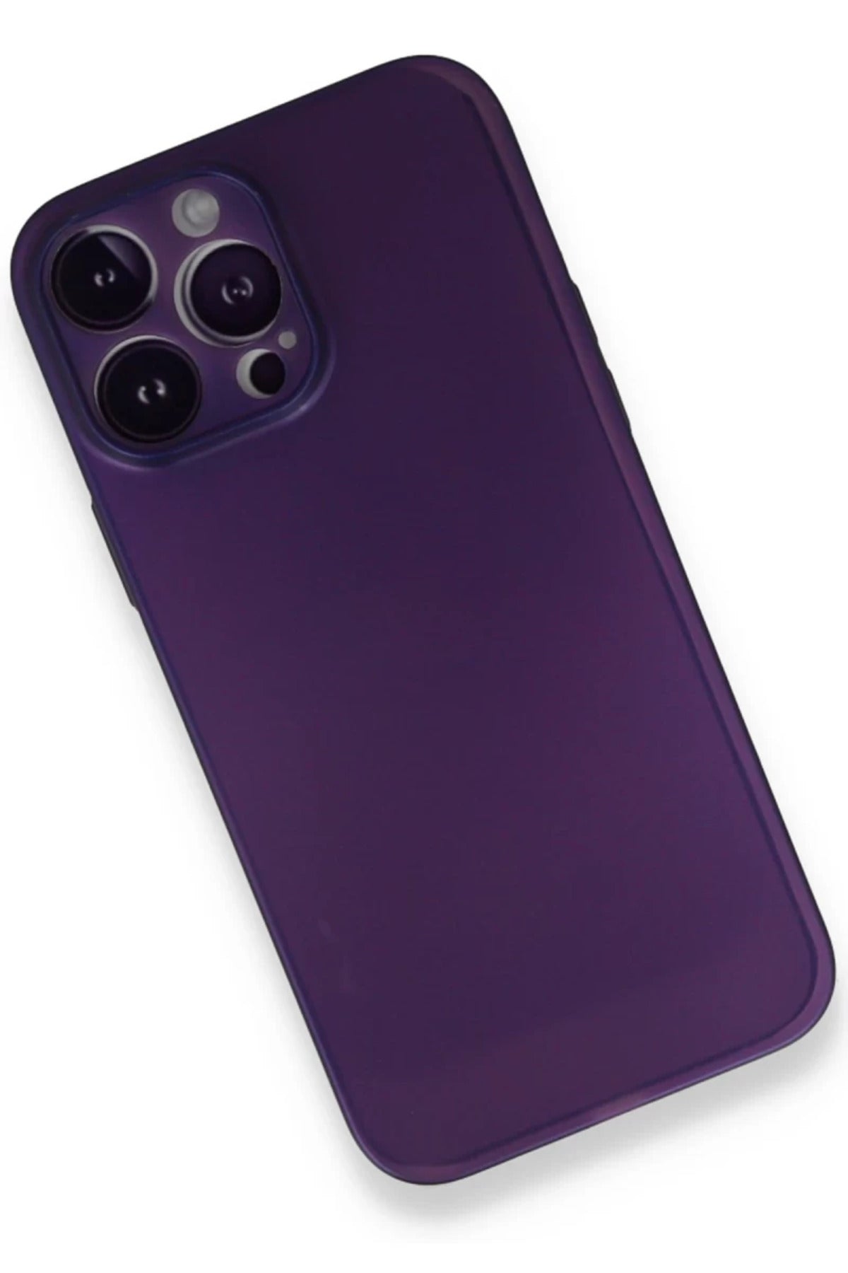 Apple iPhone 14 Pro Max Uyumlu Kılıf PP Ultra İnce Kapak - Mor