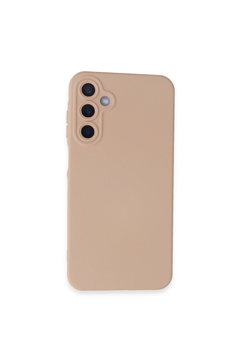 Samsung Galaxy A15 4G Uyumlu Kılıf Nano içi Kadife Silikon - Pudra